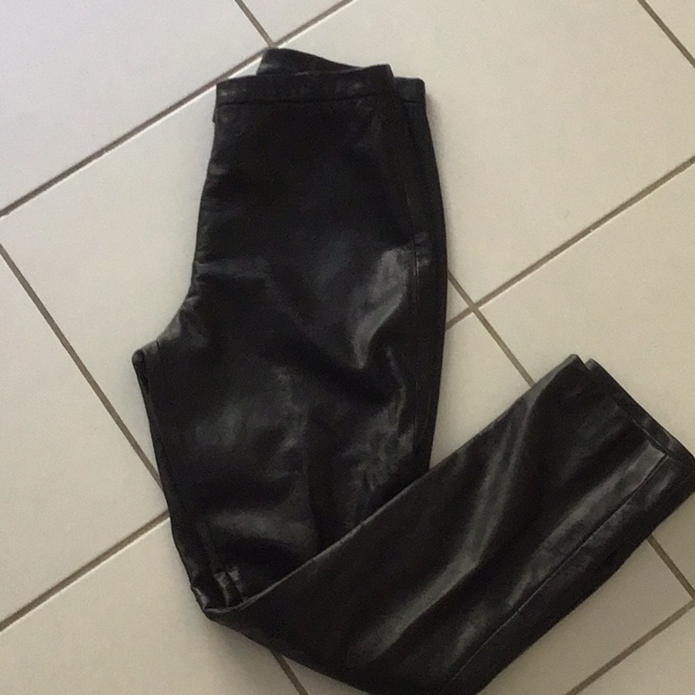 Kors (Michael Kors) for Bergdorf Goodman chocolate brown leather pants